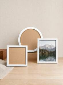 Haus Hana 1個/3個裝 鑽石畫展示框 耐用PVC塑料 極簡白色框架 多形狀 易於安裝 桌上型支架 輕量化相片架 適用於鑽石藝術、照片、版畫，適合居家、臥室、咖啡廳裝飾，絕佳禮物 - 多色 - 查看 2