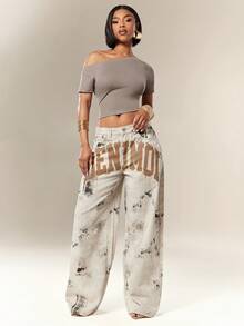 Denimoi Everyday Wear Off Shoulder Top Easy Wear One Shoulder Top Fashion Top Summer Elevated Basic - Grey - View 2