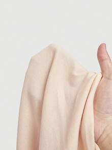 SHEIN MOD 女款棉質淺黃色兩件套：無袖時尚修身立領上衣 & 修身下裝 - 淡黃色 - 查看 11