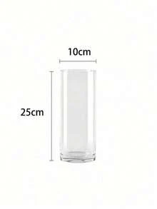Acrylic Transparent Cylinder Vase Set, Tall Floor VasesUnbreakable Plastic Vases, Suitable For Living Room,Desk, Wedding Centerpiece Flower BouquetDecoration In Different Sizes - transparent - View 7