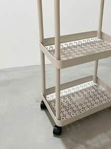 1 pièce Chariot à roulettes Étagère de rangement pour salle de bain Multi-couches Mobile Organisateur de collation, Convient pour la cuisine et la salle de bain Fêtes, nouvelle session, Thanksgiving, Saint-Valentin et autres occasions, est un choix de cadeau idéal, pratique et élégant, économise de l'espace, est un plan de stockage domestique nécessaire pour les résolutions du Nouvel An. - Multicolore - Voir 2