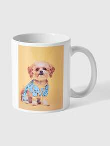 1pc 11oz Personalized Name Birthday Flowers Ceramic Mug, Custom 330ml White Mug,Customized Coffee Cup With Birth Month Flower, Ideal Gift For Family And Friends On Birthday,Wedding Gift Thanksgiving,Christmas,Anniversary Mug - 330ml Horizontal Birthday Flower Mug - View 4