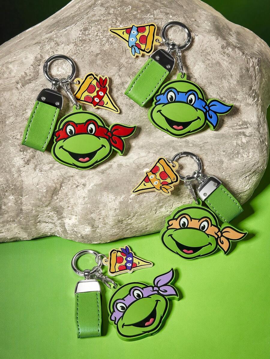 TEENAGE MUTANT NINJA TURTLES | SHEIN Gantungan Dekorasi Tas Fashion, Hadiah yang Dipersonalisasi - Hijau - View 1