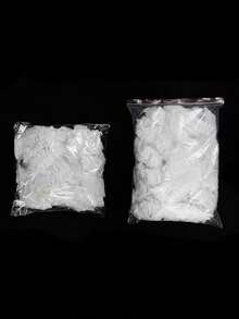 50Pcs Disposable Plastic Bottom Liners, Suitable For Pet/Toilet Pads, Bird/Rabbit Cage, Cat Litter Bag, Dog Toilet Urine Pad, Cleaning Mat - White - View 2