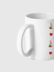1pc 11oz Personalized Name Birthday Flowers Ceramic Mug, Custom 330ml White Mug,Customized Coffee Cup With Birth Month Flower, Ideal Gift For Family And Friends On Birthday,Wedding Gift Thanksgiving,Christmas,Anniversary Mug - 330ml Horizontal Birthday Flower Mug - View 30