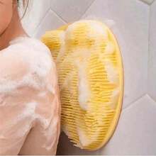 1pc Silicone Foot Scrubber Massage Mat For Shower, Exfoliating And Cleaning Feet, Bath Brush And Back Scrubber,Bag,Organizer,Storage,Hair Clips - Multicolor - View 13