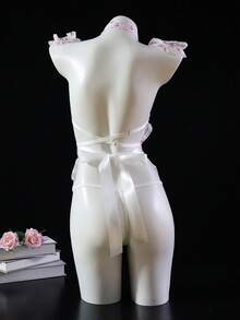 Dansine Disfraz de delantal de criada sexy y lindo, conjunto de uniforme de criada tentadora - Ponche de Fiesta - Ver 2