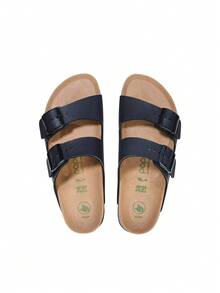 Birkenstock Arizona PAP Flex Platform Birko-Flor Women's Flat Sandals Black 1027395 - Black - View 5