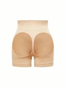 SHAPORA Women's High Waist Casual Shaping Boyshort Panties - Beige - View 8