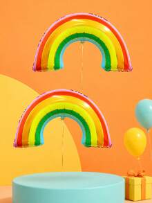 MINKOJA 1/2pcs Giant Rainbow Foil Balloon Colorful Balloon For Kids Birthday Party Decorations Photo Backdrop Party Decor, BabyShower, Party Supplies - View 7