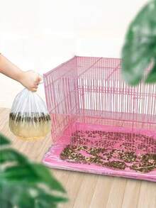 50Pcs Disposable Plastic Bottom Liners, Suitable For Pet/Toilet Pads, Bird/Rabbit Cage, Cat Litter Bag, Dog Toilet Urine Pad, Cleaning Mat - White - View 6