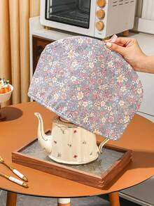 1PC New Teapot Insulation Cover, Warming, Dustproof, Heat-Resistant Cloth Cover With Cotton Lining For Teapots, Kitchen Decoration, Home Decoration. Used For Insulation, Cold Preservation, Moistureproof, Dustproof. Suitable For Outdoor Use - White - View 10
