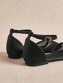 Rosivie Women Flats Spring And Summer New Models, Square Toe Design, Comfortable And Simple Vacation, Women's Flat Bottom, Essential For Commuting, Casual And Versatile - Black - View 6