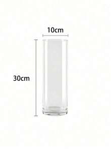 Acrylic Transparent Cylinder Vase Set, Tall Floor VasesUnbreakable Plastic Vases, Suitable For Living Room,Desk, Wedding Centerpiece Flower BouquetDecoration In Different Sizes - transparent - View 8