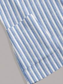 PopScrub Blusa de uniforme de enfermería con estampado de rayas para mujer, adecuada para niños, hospital de mascotas - Multicolor - Ver 6