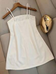 SHEIN 女士优雅花卉刺绣吊带裙，夏季 - 彩色 - 查看 2