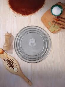 Stainless Steel Air Fryer Splatter Screen With Lid Anti-Oil Splash Mesh Cover Kitchen Cooking Tool - Multicolor - View 3
