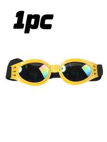 Adjustable Pet Sunglasses - Foldable, Windproof, Sunscreen Goggles For Dogs - Multicolor - View 14