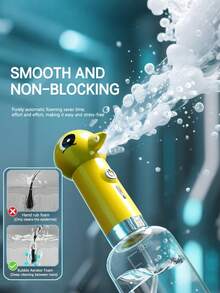 PETSIN Electric Cat/Dog Shampoo Sprayer - Pet Bathtub Foaming Soap Dispenser, Duck Shaped Dog Shampoo Foamer For Kitchen Sink Cleaning(500mAh) - Multicolor - View 2
