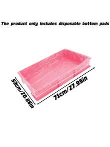 50Pcs Disposable Plastic Bottom Liners, Suitable For Pet/Toilet Pads, Bird/Rabbit Cage, Cat Litter Bag, Dog Toilet Urine Pad, Cleaning Mat - White - View 16