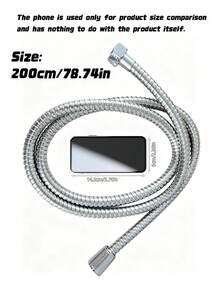 1 Piece Of Stainless Steel Shower Pipe, Sturdy And Durable, Not Prone To Tangling, Suitable For Bathroom Shower Heads And Bathroom Accessories - Multicolor - View 4