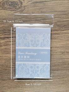1包/30入 黑白蕾絲圖案寵物裝飾貼紙，適用於手帳、計畫本、返校季 - 多色 - 查看 3