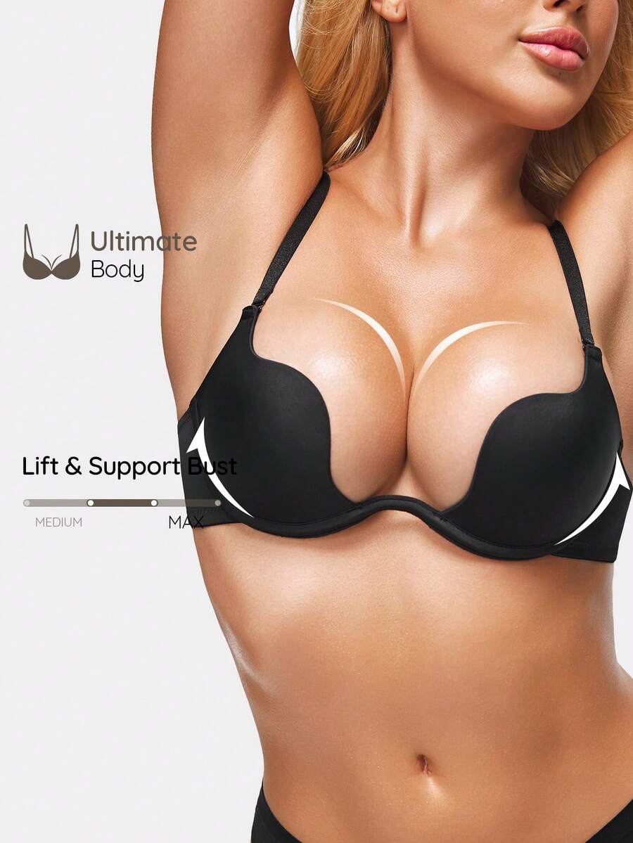 SHAPORA Áo ngực & Áo lót Nữ màu trơn Gợi cảm - màu đen - Xem 1