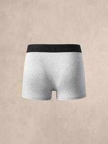 EverLounge 男士內褲 3件組 混色素面四角內褲套組，對比字母腰帶 日常必備穿搭 - 彩色 - 查看 5