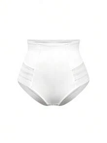 SHAPORA Women's Solid Color Mesh Patchwork High Waist Seamless Shapewear Bottom - Multicolor - View 6