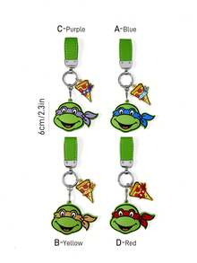 TEENAGE MUTANT NINJA TURTLES | SHEIN Gantungan Dekorasi Tas Fashion, Hadiah yang Dipersonalisasi - Hijau - View 3
