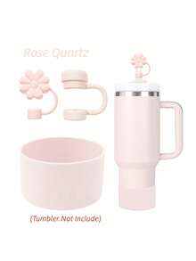 3 Pcs Accessories For Cup 20-40oz,2 Straw Covers,1 Boot Included, SIlicone Straw Cover Caps Topper,Reusable Straws Caps,(Tumbler Not Include) - Multicolor - View 14