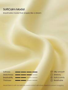GLOWMODE Modal Silk Touch Oversized Long Sleeve Half-Zip Sweatshirt Valentine's Day - French Vanilla - View 5