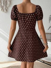 Women Short Dresses - 黃色 - 查看 8