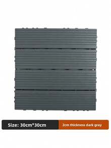 10pcs PVC Plastic Self-Assembling Balcony Terrace Garden Outdoor Waterproof Anti-Corrosion Floor Tiles, Yard Outdoor Waterproof Ceramic Tiles - multicolor - View 8