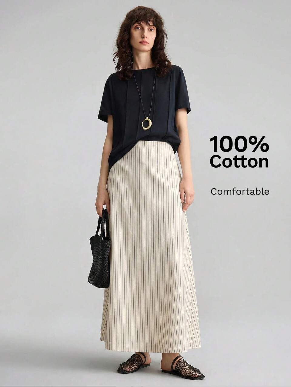 Women's Pale Yellow Comfortable Modern Urban Fashion Business Casual Women's Clothing Office Wear Low-Key Elegant  Airport Wear Vacation Wear