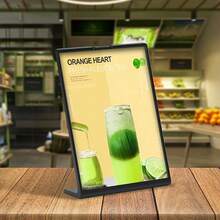 1pc L-Shaped Display Stands - Durable Plastic,A4/A5/A6 Size For Menus, Posters & Photos - PerfectFor Coffee Shops, Weddings, Supermarkets - multicolor - View 9