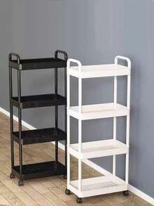 1 pièce Chariot à roulettes Étagère de rangement pour salle de bain Multi-couches Mobile Organisateur de collation, Convient pour la cuisine et la salle de bain Fêtes, nouvelle session, Thanksgiving, Saint-Valentin et autres occasions, est un choix de cadeau idéal, pratique et élégant, économise de l'espace, est un plan de stockage domestique nécessaire pour les résolutions du Nouvel An. - Multicolore - Voir 6