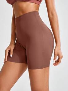 SHAPORA Women's Solid Color Shapewear Bottoms - Brown - View 7