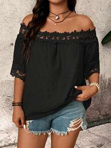 Women Plus Wedding Other Wear - Black - View 5