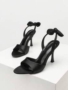 CUCCOO SZL Women Shoes Spring And Summer New Stiletto High Heels Sexy Fashion Women High Heels Sandals Outdoor Shoes Suitable For Vacation Parties Valentine's Da - Black 10 - View 6
