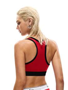 EasyFave 3pcs Women's Fashionable Letter Printed Bras Set - Multicolor - View 2