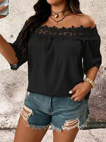 Women Plus Wedding Other Wear - Black - View 4