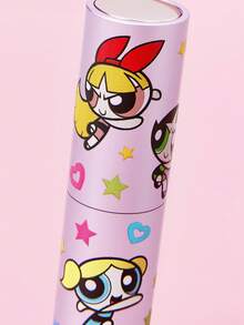 THE POWERPUFF GIRLS X SHEIN 1个0.27盎司/8毫升可爱卡通图案印花喷雾瓶，可装香水、爽肤水和其他液体，带漏斗，可重复灌装，图案包括友谊、爱、星星、PPG、花朵、泡泡、毛茛花。 - 粉色 - 查看 3