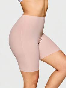 SHEIN Ropa interior moldeadora de unicolor cómoda para mujer - Rosa - Ver 5