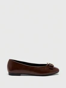CUCCOO BIZCHIC Flat Slip-On Fashion Loafers For Women Spring Shoes Spring Break Easter For Christmas Spring Shoes - All brown - View 2