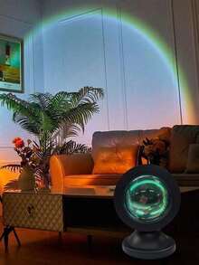 RGB Sonnenuntergangslampe, LED Nachtlicht, USB Nachttischlampe, Projektionslampe, 16 Farbbeleuchtung, Schlafzimmerdekoration - 16 Farben - Übersicht 10