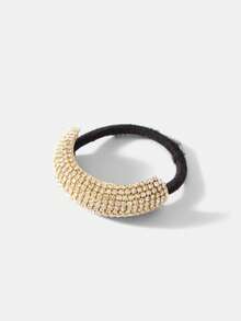 MOTF PREMIUM 1 PIECE FASHIONABLE SUPER FLASH FULL DIAMOND HAIR BAND - Gold - View 6