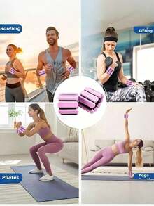 2/1pc Adjustable Wrist And Ankle Weights (Unisex), Fitness Weight Set, For Exercises, Yoga, Walking, Running, Dancing, Pilates, Aerobics, - Multicolor - View 9