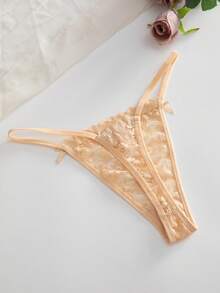 SHEIN 12件組浪漫性感蕾絲女用丁字褲內褲套裝 - 彩色 - 查看 7