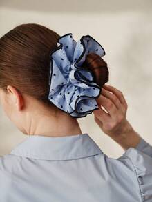 MOTF PREMIUM 1 PIECE STRIPED BLUE SMALL WAIST FASHION PERSONALIZED HAIR BAND - Blue - View 1